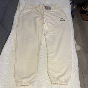 Puma Cream Track Pants